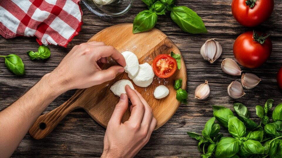 モッツァレラチーズのはじまりと、手でちぎる意味